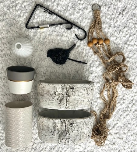 Assorted ceramic pots and - assorted,